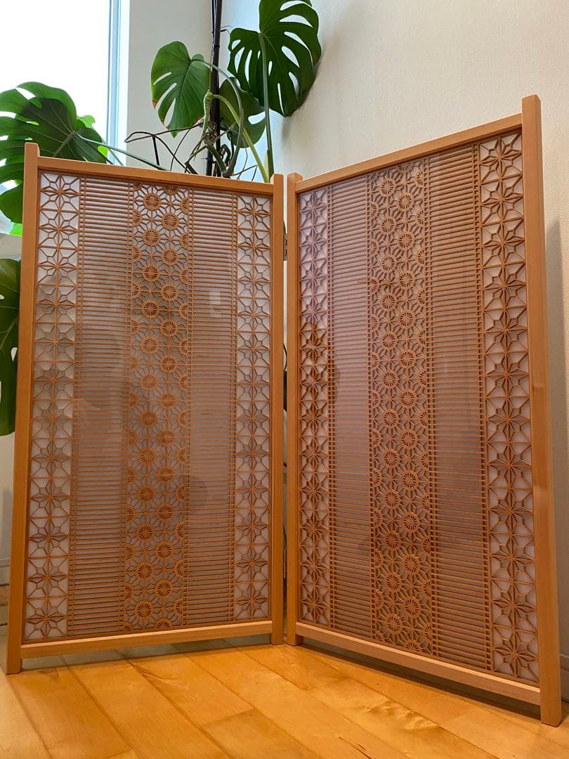 組子細工 衝立 パーテーション 伝統工芸品 - メルカリ
