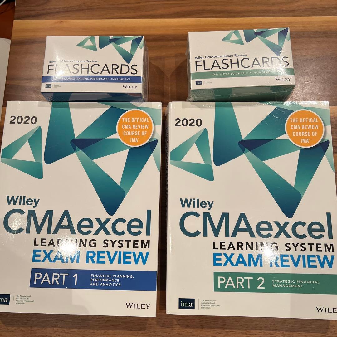 Wiley CMA 資格 2020: Complete Set Gleim CMA Review Part 1 & 2 2020 Edition: Irvin N. Gleim, Dale L