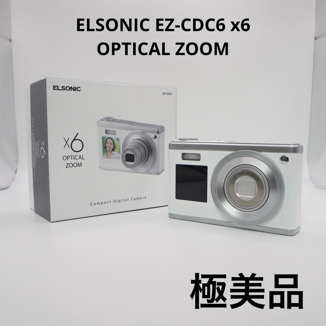 ELSONIC EZ-CDC6 x6 OPTICALコンパクトデジタルカメラ ELSONIC 光学6倍ズームコンパクトデジタルカメラ EZCDC6 | ノジマ