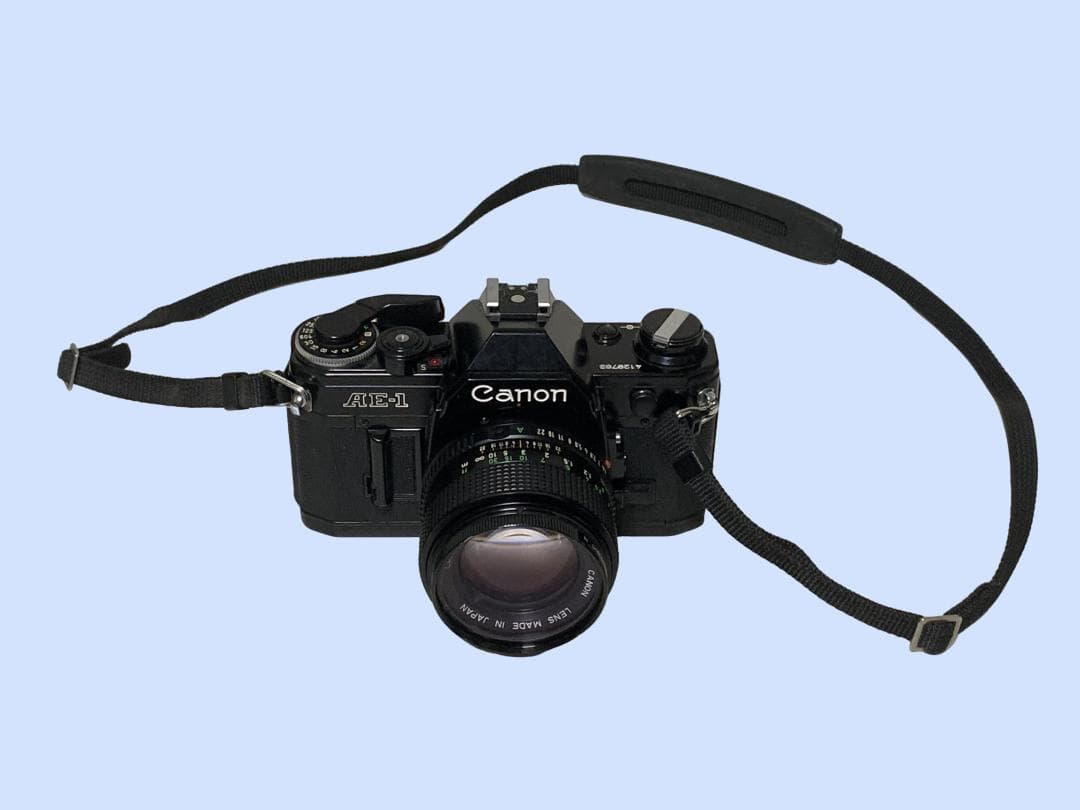 M7716 Canon AE-1 フィルムカメラ FD 50mm 1.4 Canon AE-1｜FD 50mm 1.4 S.S.C.｜歴史を変えたフィルムカメラ｜気まま