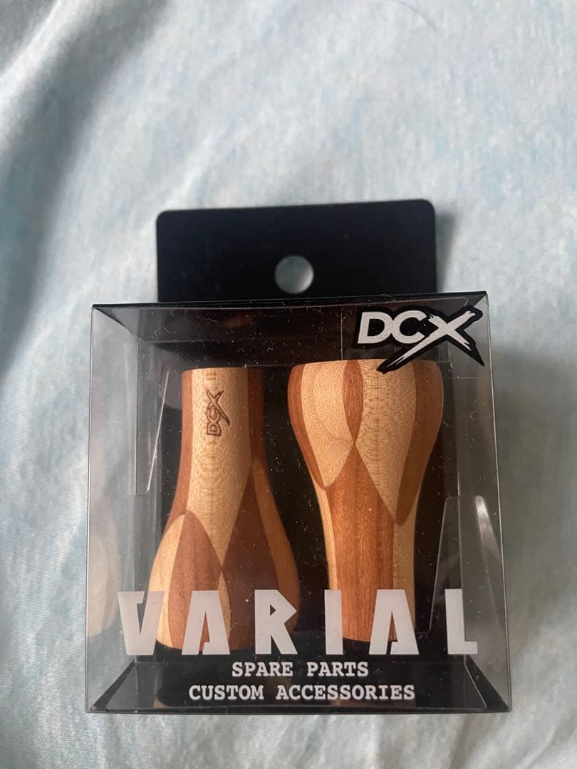 DRT DCXウッドノブ Checkered WOOD KNOB varial DRT×NEW CURRENT WORKS DCX VARIAL WOOD KNOB（VARIAL専用ウッドノブ）