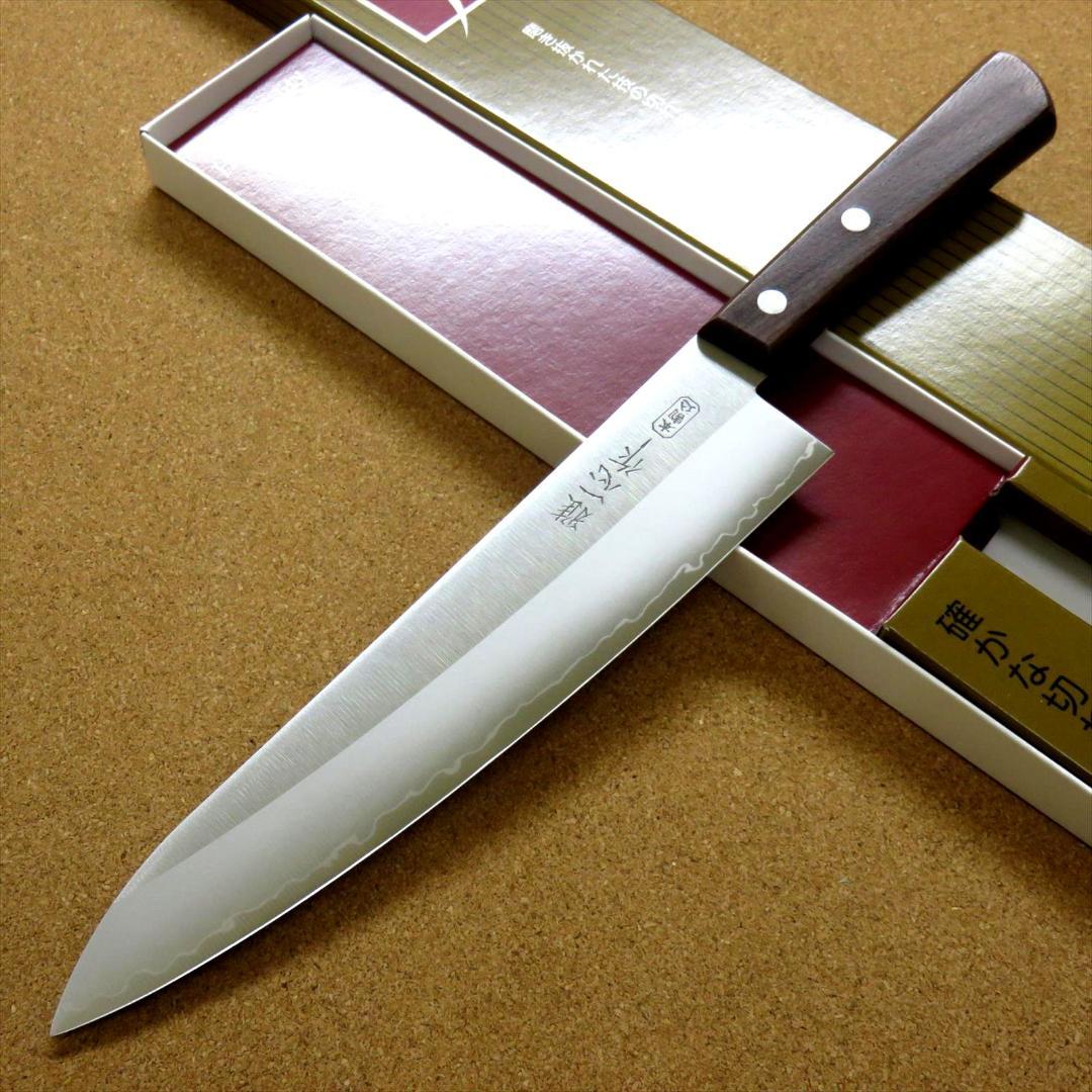関の刃物 牛刀 210mm 関兼次 雅一心 本割込 家庭用 洋包丁 両刃万能