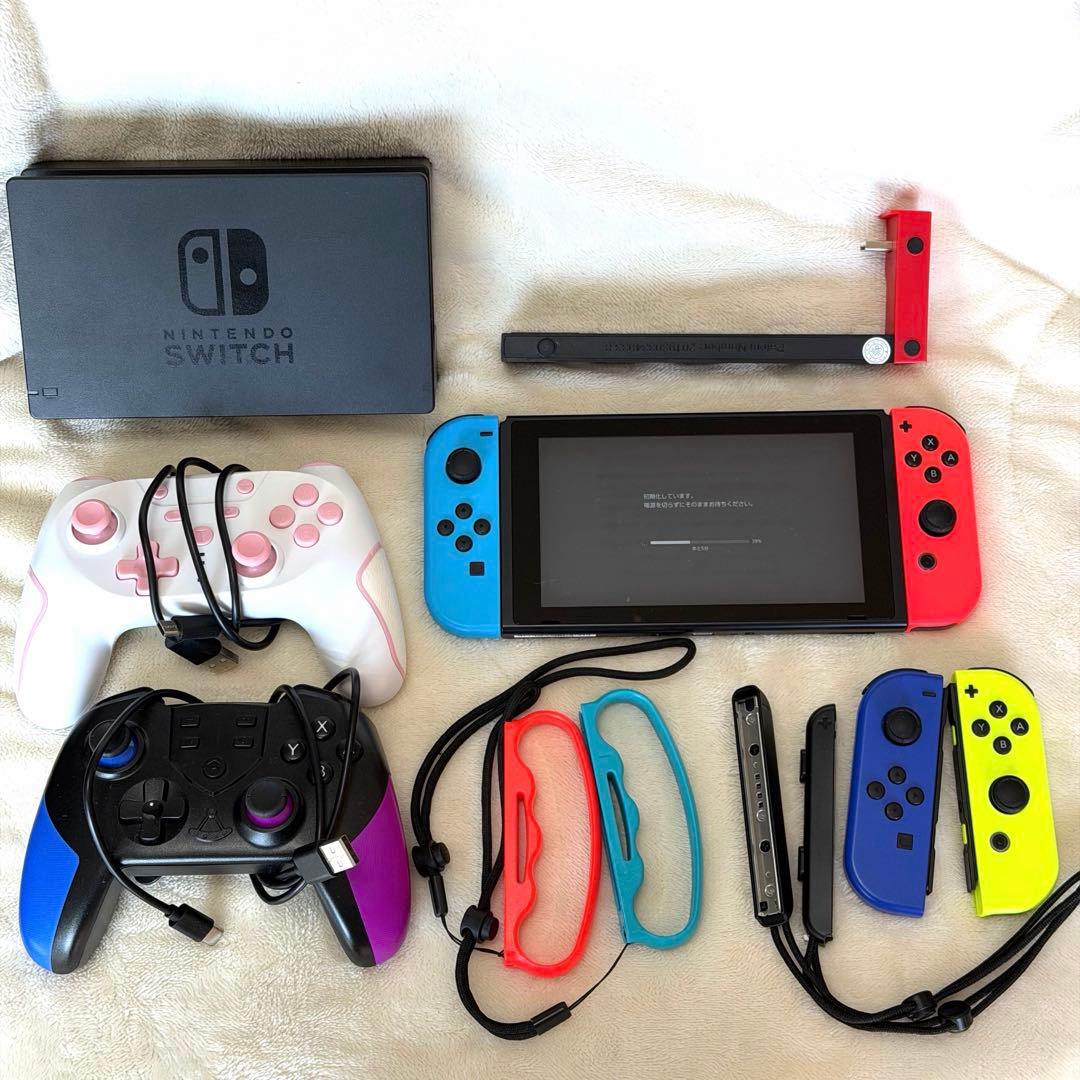 Nintendo Switch 赤/青 本体 プロコントローラー付 楽天市場】ニンテンドースイッチ コントローラ 赤 青の通販