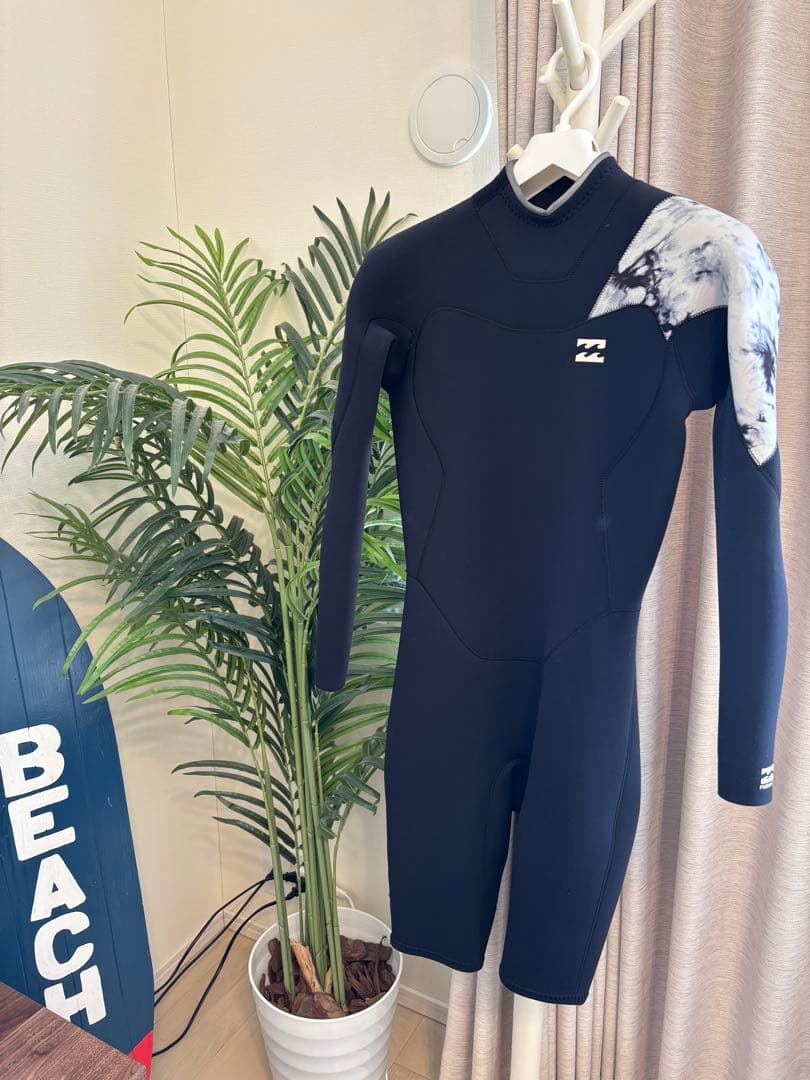 Billabong ロンスプMサイズ ブラック/ホワイト BILLABONG（ビラボン） 25-26 BILLABONG セミドライ ウェットスーツ