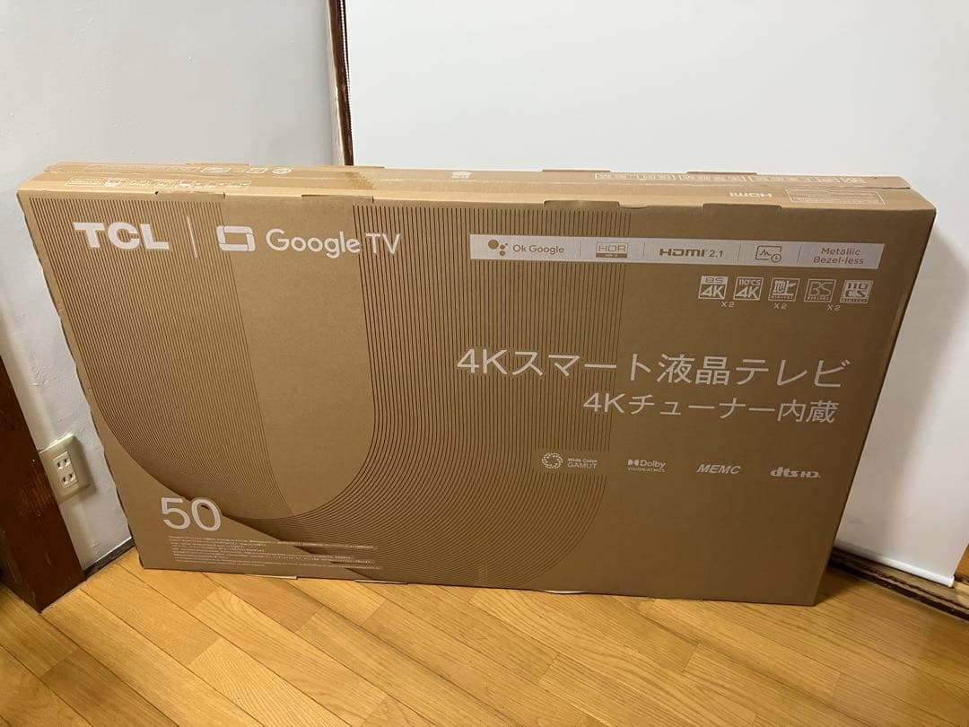 TCL 50インチ 4Kスマートテレビ Google TV Amazon | TCL テレビ 50型 50インチ スマートテレビ Google TV W