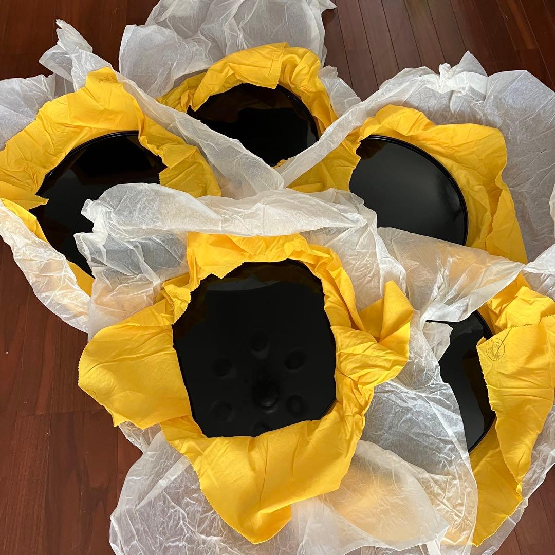 輪島塗　半月卓上膳　② 5 客　慶塚漆器工房　慶塚作 輪島塗 半月卓上膳 ② 5 客 慶塚漆器工房 慶塚作 輪島塗 半月卓上膳 ②