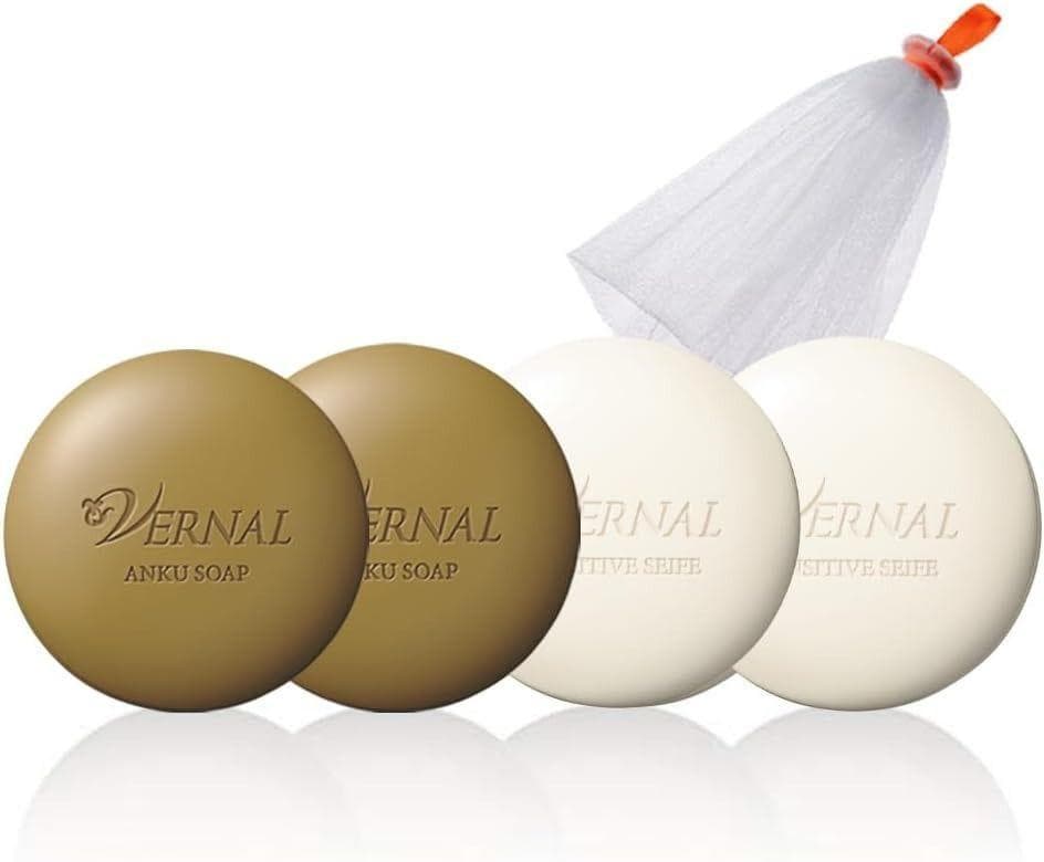ヴァーナル ベーシック石鹸4個セット（アンクソープ2個・センシティブザイフ2個） VERNAL（ヴァーナル） ベーシックせっけん4個セット（アンク2・ザイフ2