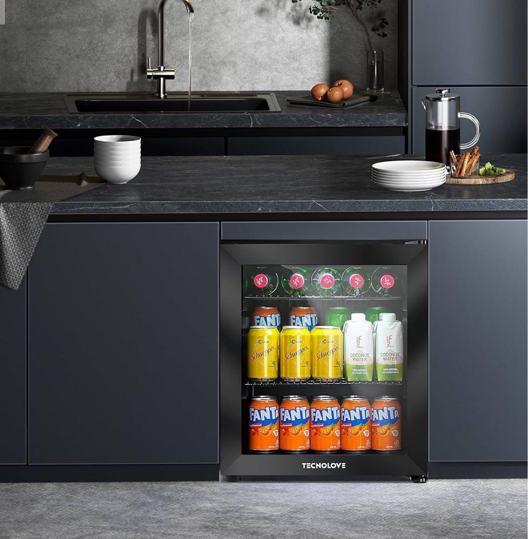 Tecnolove タッチパネル調温 冷蔵庫 46L - メルカリ