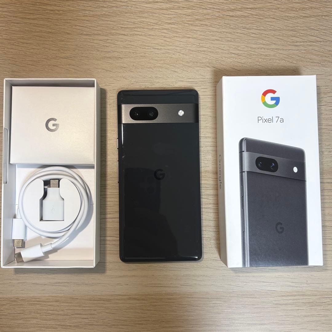 スマートフォン本体 Google Pixel 7a Charcoal 128GB Google Pixel 「新品未使用品 」SIMフリー 7a (5G) 8G/128GB(Charcoal