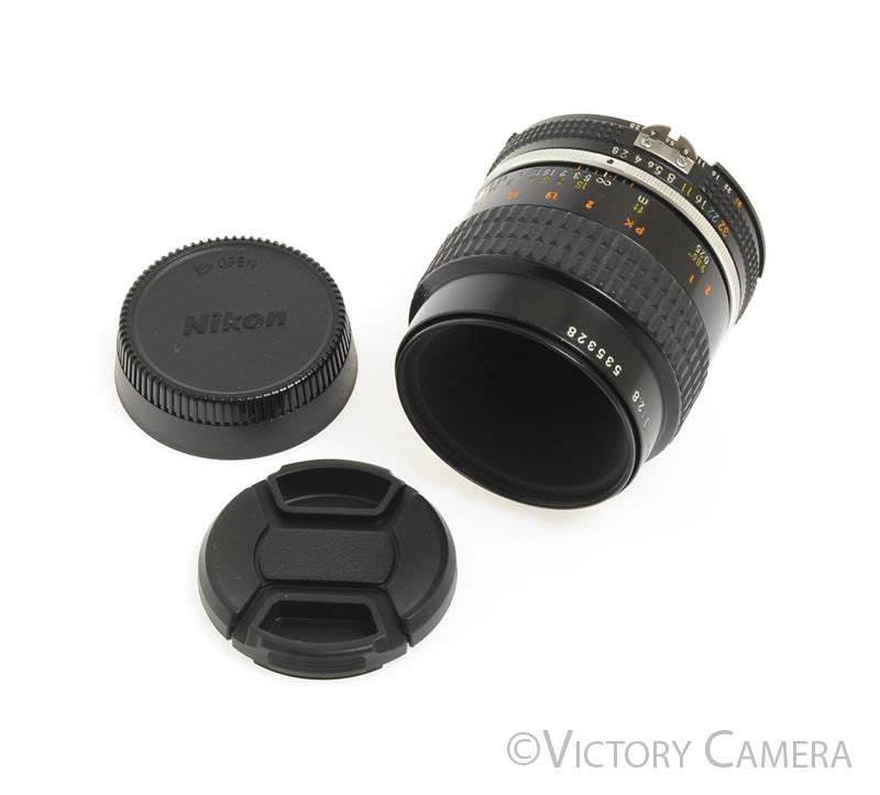 Nikon Micro-Nikkor 55mm f2.8 AI-S Man. Focus Lens -Smooth Focus- [EXC-