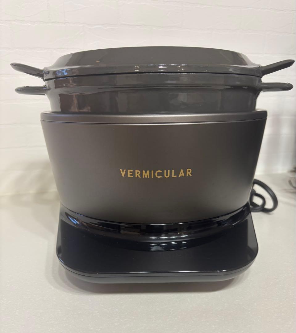 美品　バーミキュラ ライスポット 5合炊き トリュフグレー バーミキュラ ライスポット(5合炊き)[トリュフグレー］ | バーミキュラ